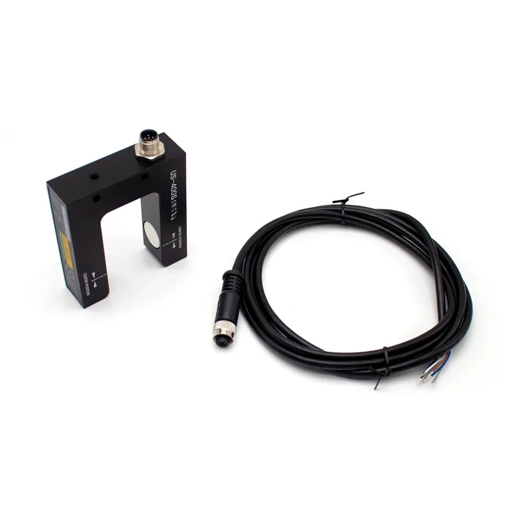 

Ultrasonic Sensor Deviation Rectification Sensor Analog Ultrasonic Electric Eye Correction with Cable US-400S Y