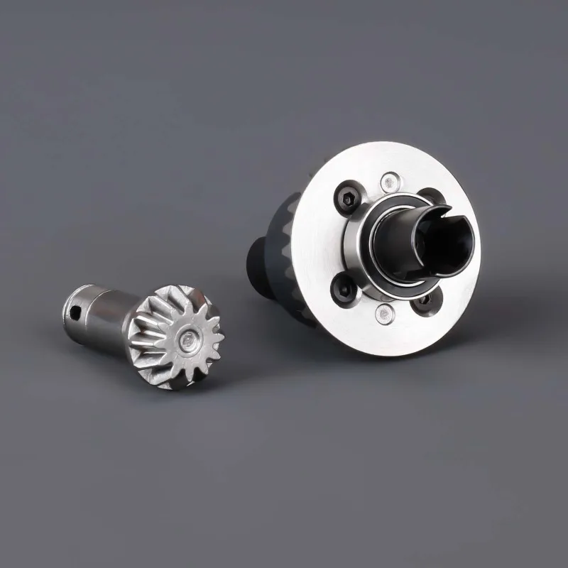 FONZON 39T/12T 7075 ensemble de différentiels avant et arrière entièrement en métal en alliage d'aluminium pour pièces de mise à niveau de voiture RC série ARRMA GROM