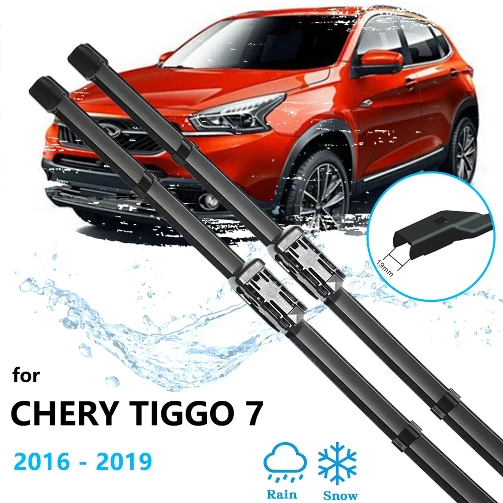 For Chery Tiggo 7 T15 Qoros Young DR F35 2016 2017 2018 2019 Car Front Wiper Blade Brushes Protective Window Auto Accessories