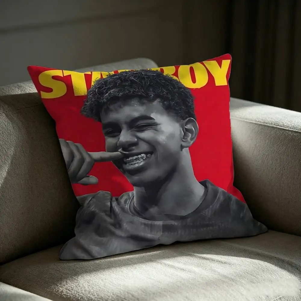 Star-boy L-Lamine 10 Spain Y-Yamal Square Sofa Pillow Cover Solid Color Living Room Home Decor Cushion Case 3