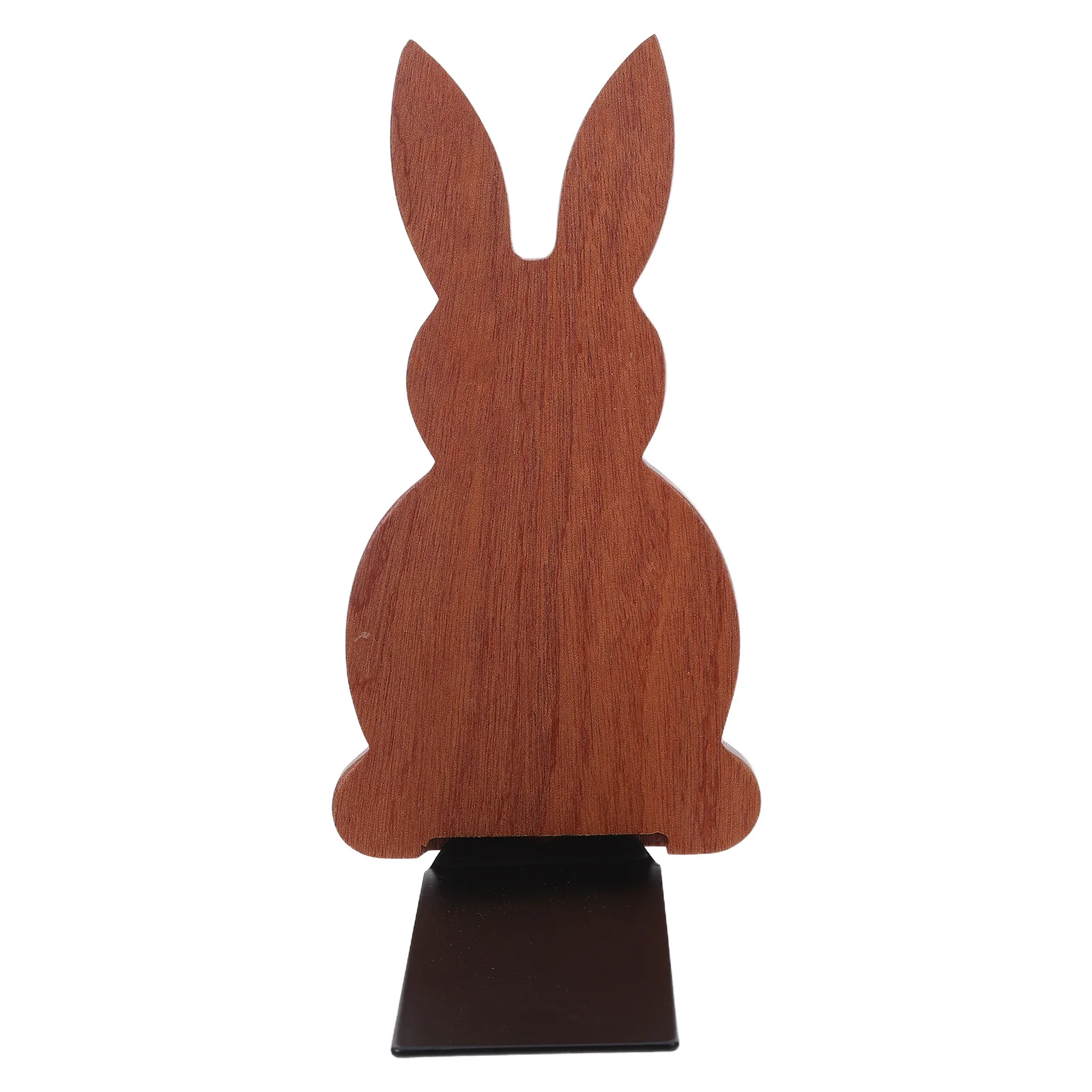 

Wooden Rabbit Bookend Cute Bunny Book End Decorative Rustic Wood Organizer Home Office Desk Bookshelf Storage Rack Easter Gift