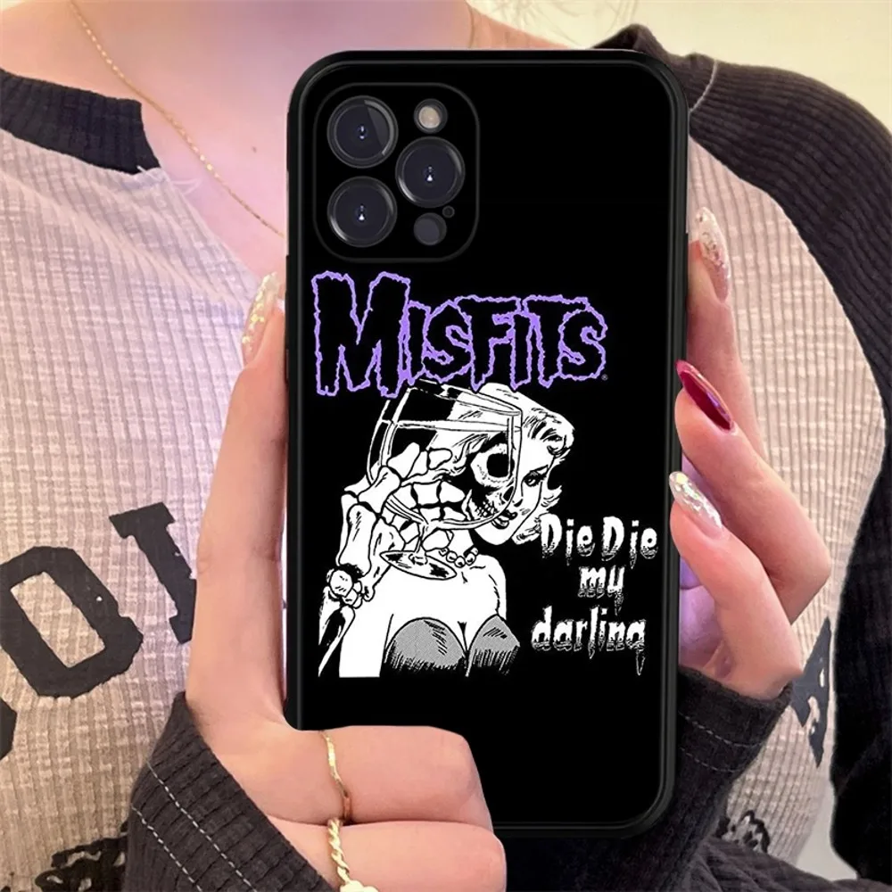 The Misfits Glenn Danzig Cell Phone Case Silicone Soft for iphone 15 14 13 12 11 Pro Mini XS MAX 8 7 6 Plus X XS XR Cover