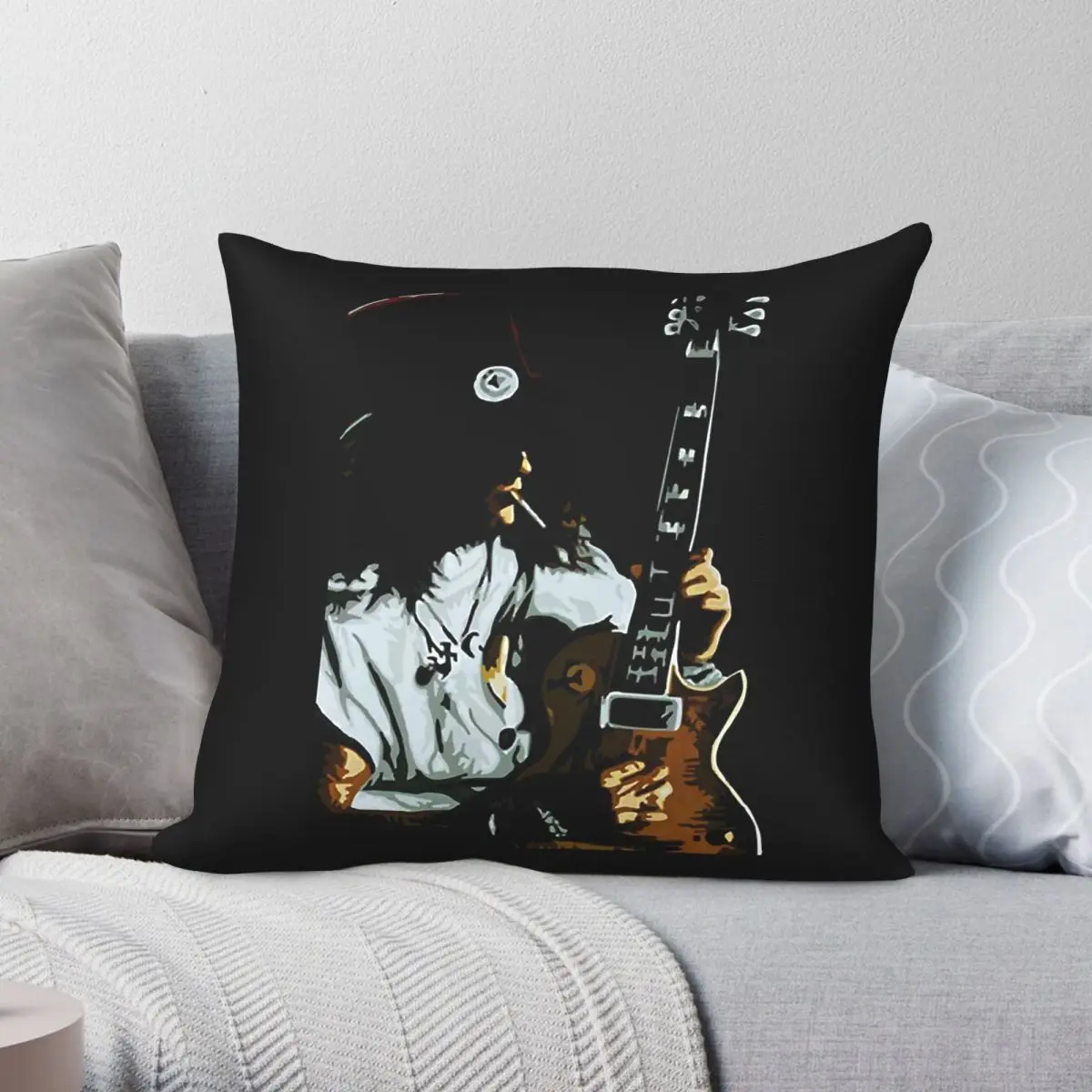 Guns N' Roses Steven Adler Square Pillowcase Polyester Linen Velvet Printed Zip Decor Bed Cushion Cover Wholesale