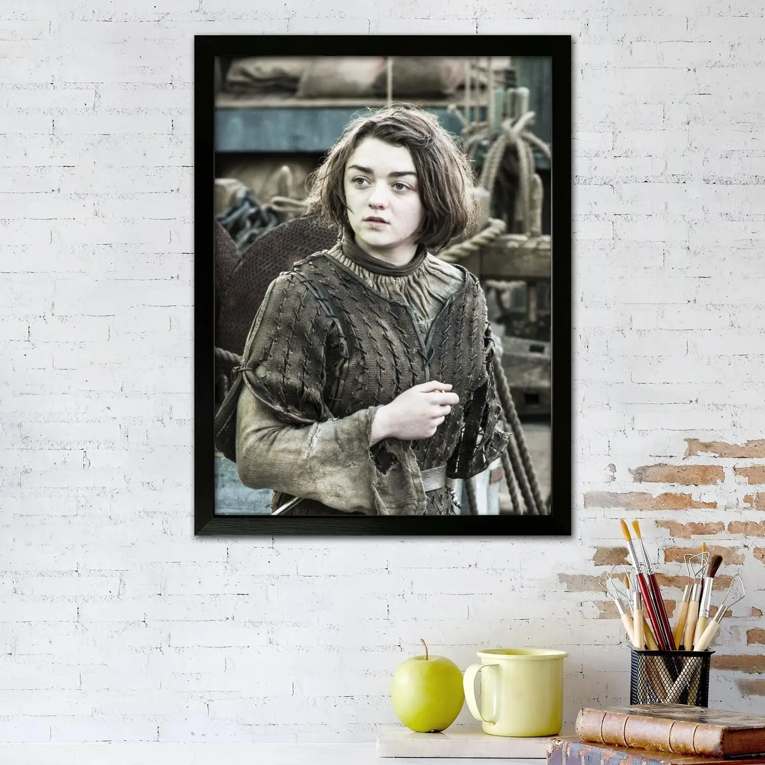 arya stark game role Canvas Art Poster and Wall Art Picture Print, Modern Family Bedroom Decor Posters,Decorative painting