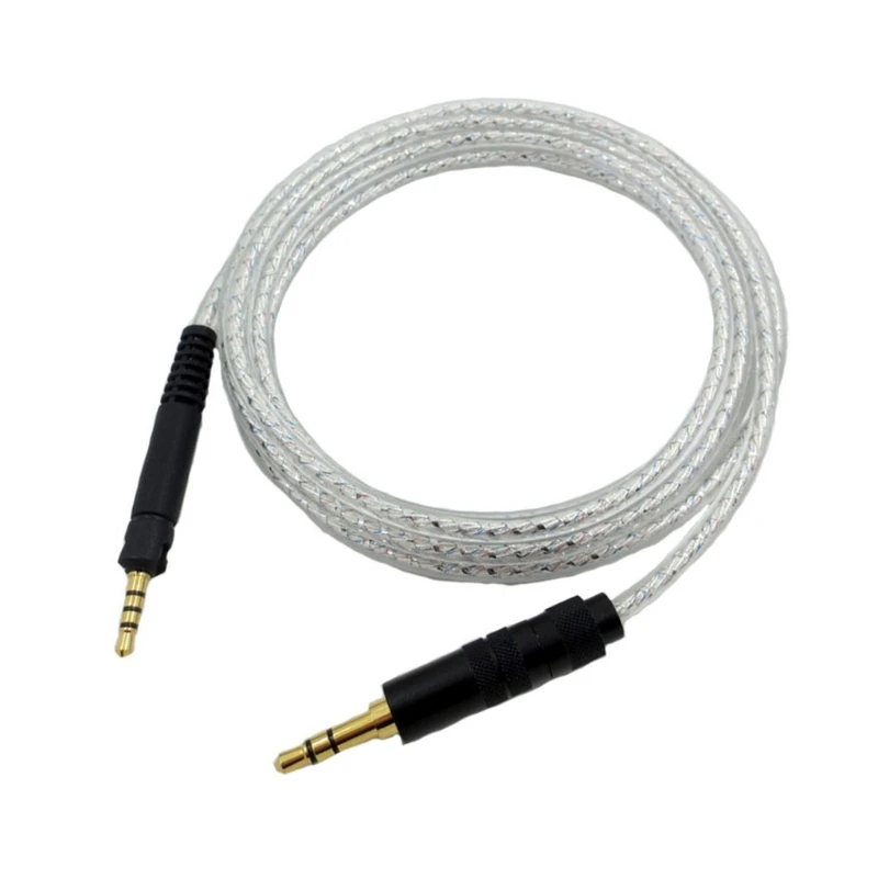 Holen Sie sich perfekte versilberte Headset-Kabel für HD518 HD558 HD598 HD569 HD579 HD599-Kopfhörer. Upgrades für Ihren Wire