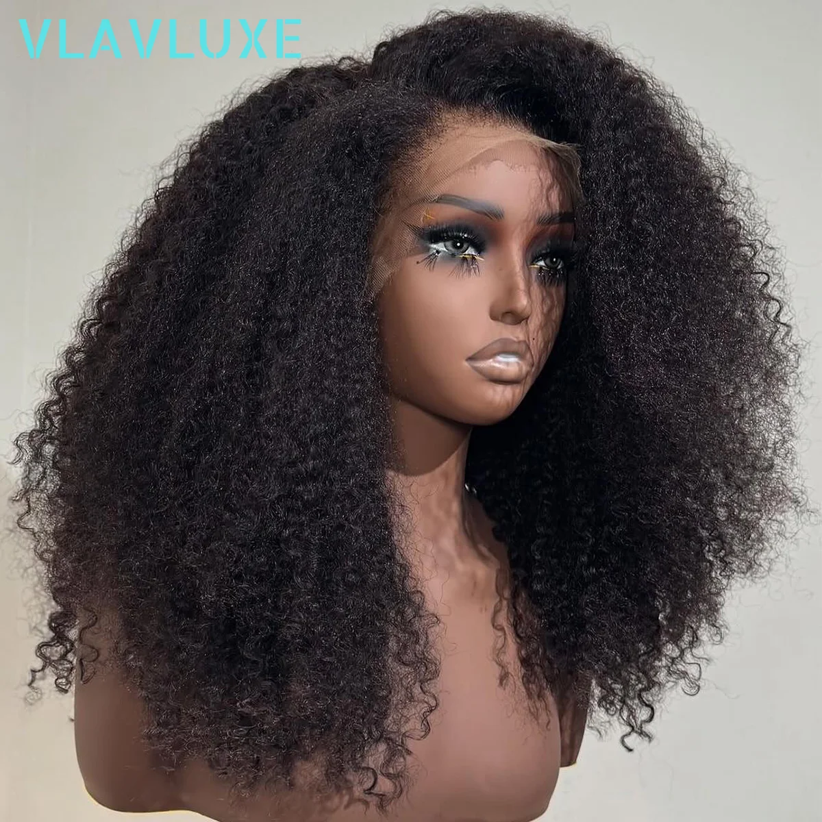 

400 Density Jerry Curly Human Hair Wig 360 HD Transparent Lace Frontal Wigs Glueless Curly Wigs 36 Inches Preplucked Remy Wigs