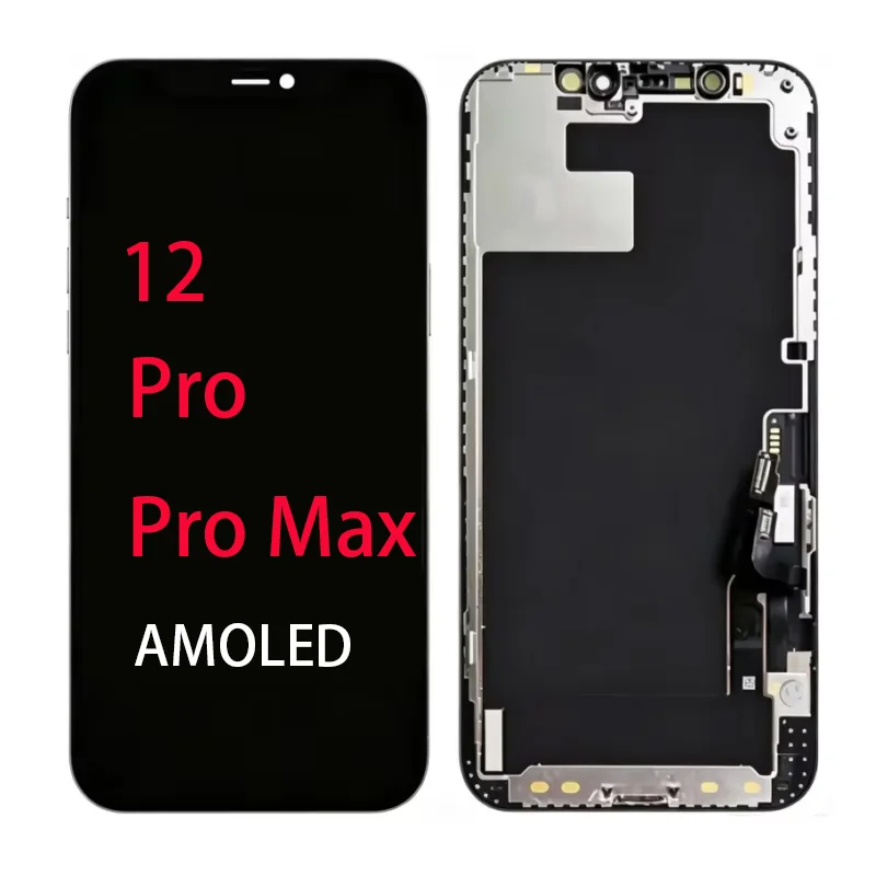 AMOLED OLED Display For iPhone 12 12 Mini 12 Pro 12 Pro Max Original Screen Digitizer Assembly Touch Screen Replacement LCD