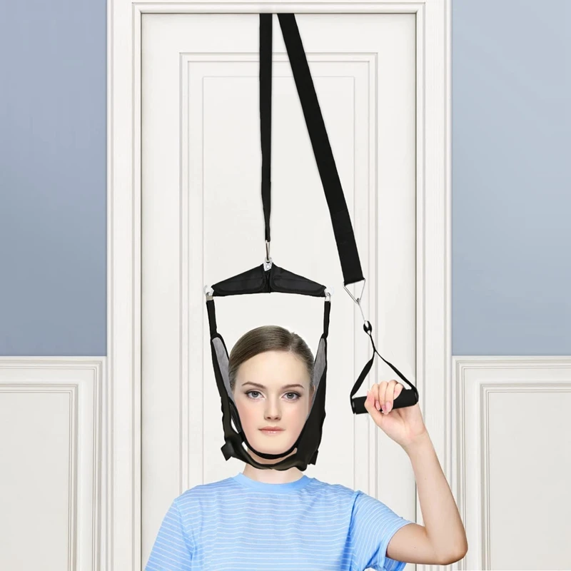 

Home Cervical Traction Device Home Cervical Traction Device, Portable Neck Stretcher, Neck Hammocks for
