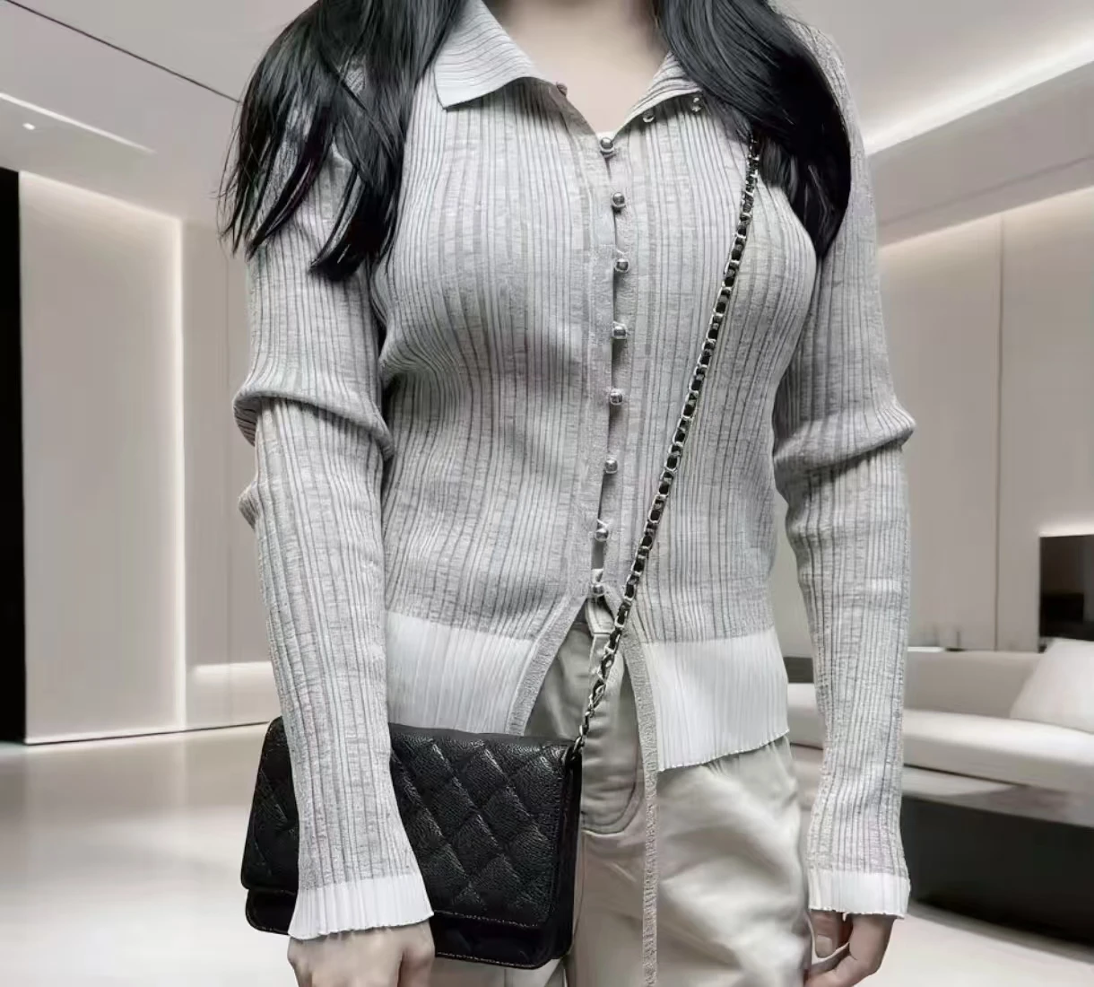 

LUXURE BAG caviar leather foreskin leather bag diamond grid small square bag single shoulder crossbody bag tote bag diagonal cro