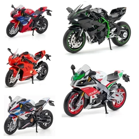 

1:12 Hot sales series BMW Honda S1000RR V4S RSV4 h2r alloy motorcycle model For Kids Hobbies gift toy collection