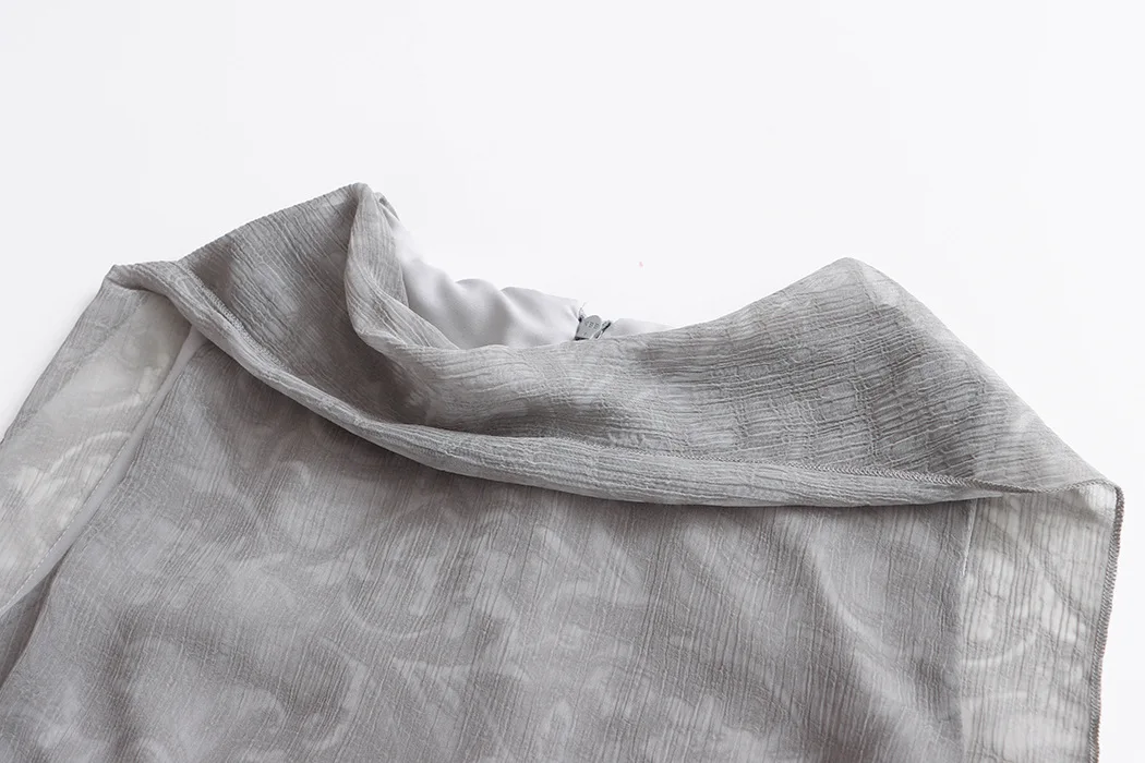 Sommerliche Damen-Retro-Jacquard-Weste mit Schleifenband und Neckholder, ärmellos – Detail 19