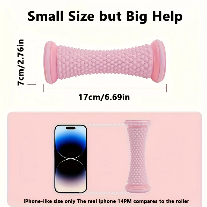 1pc Foot Fascia Roller, Foot Massage Roller with Deep Tissue Massage Textured Surface, Home Use Rolling Trainer