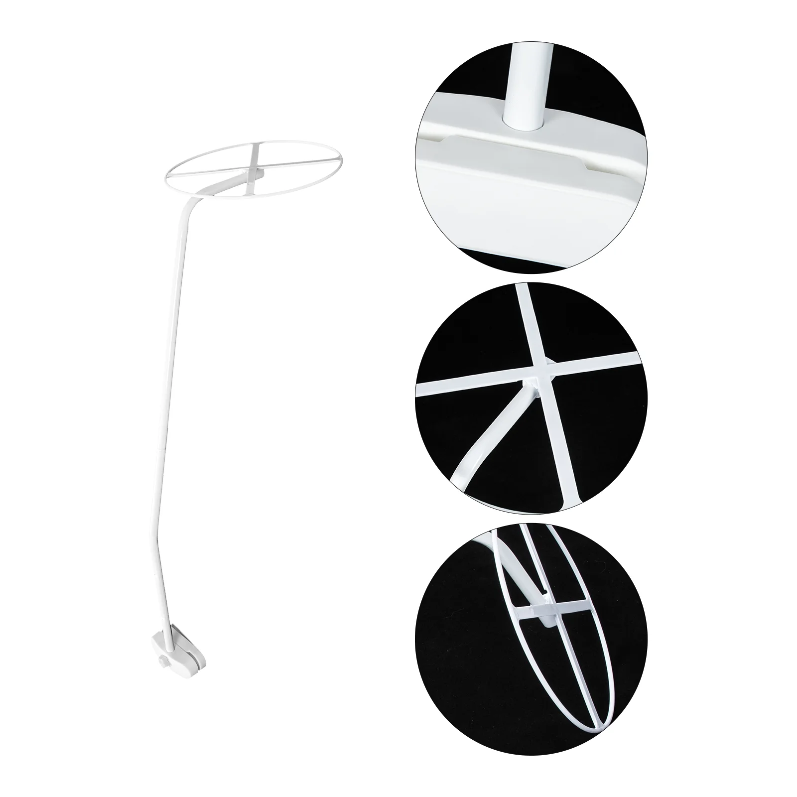 Mosquito Net Bracket Accessory for Crib Metal Fixing Holder Steel Pipe Mounting Hanger