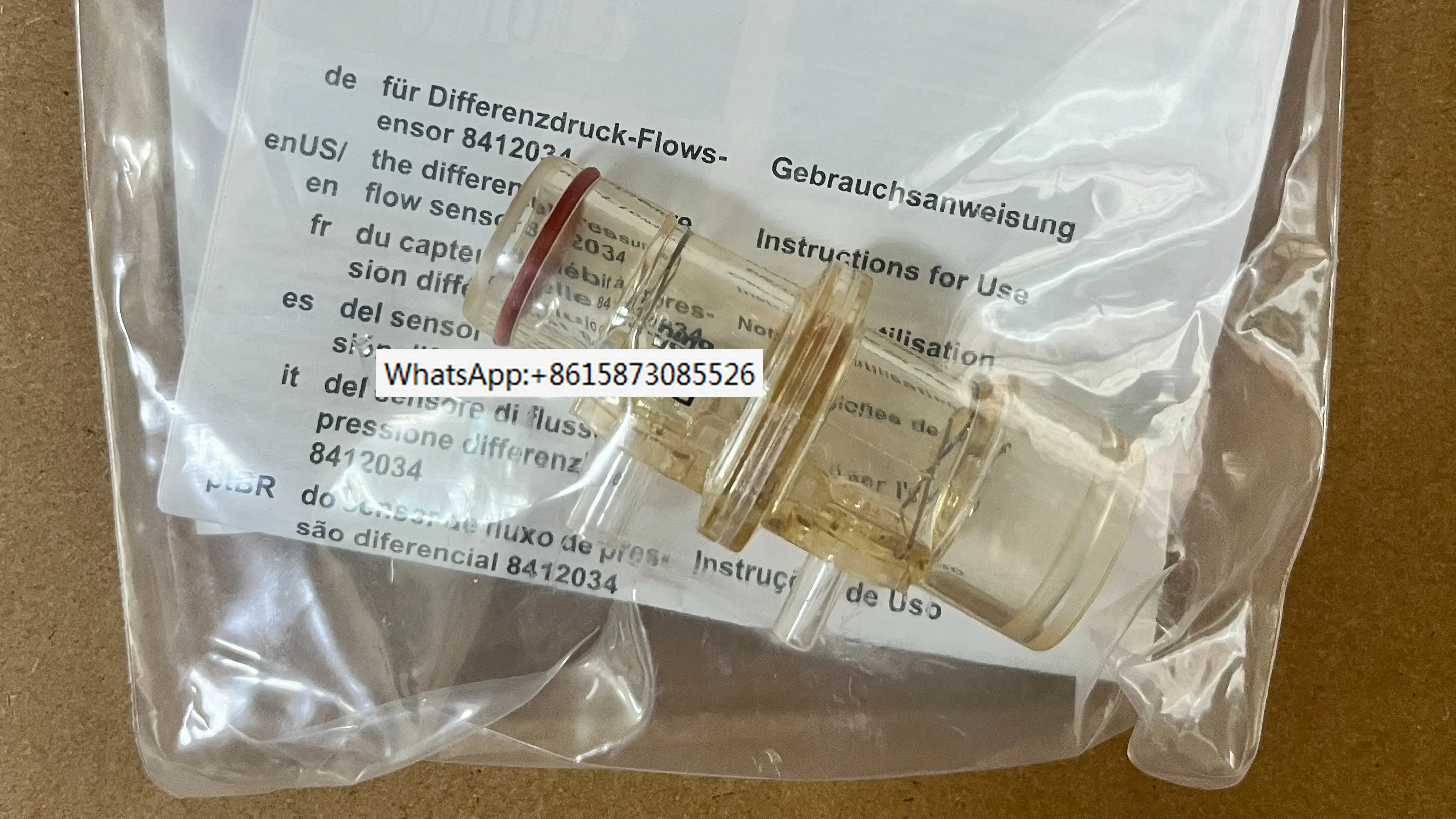 Flow sensor for Oxylog 2000, Oxylog 3000, Fabius CE，PN:8412034 for Drager(new,original)