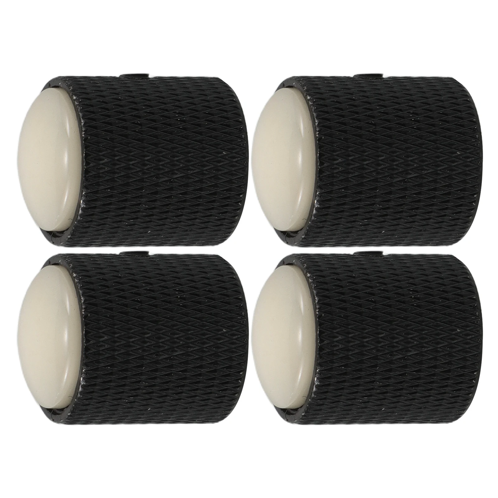 

4 Pcs Volume Control Knob Bass Knobs with Hole Metal Electric Guitar Accessories
