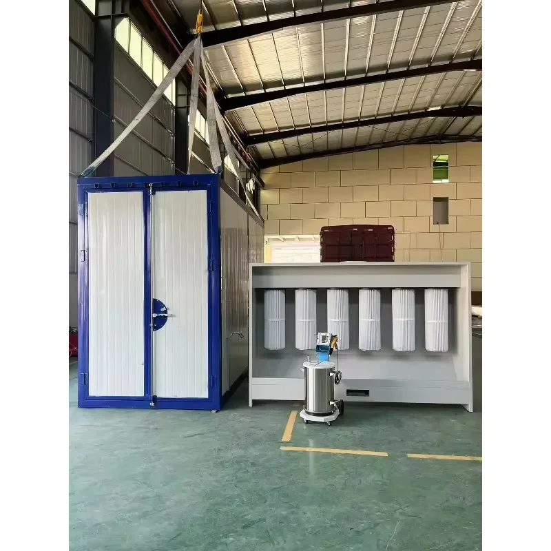 Industrial Electrostatic Spraying Painting Production Line Powder Coating Equipment Powder Drying Curing Oven Batch Electric
