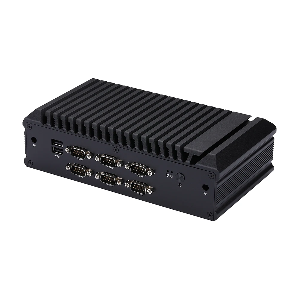 Qotom Mini PC Q1000X-S20 Pentium Core i3 i5 i7 with 6 COM Port AES-NI Fanless Computer