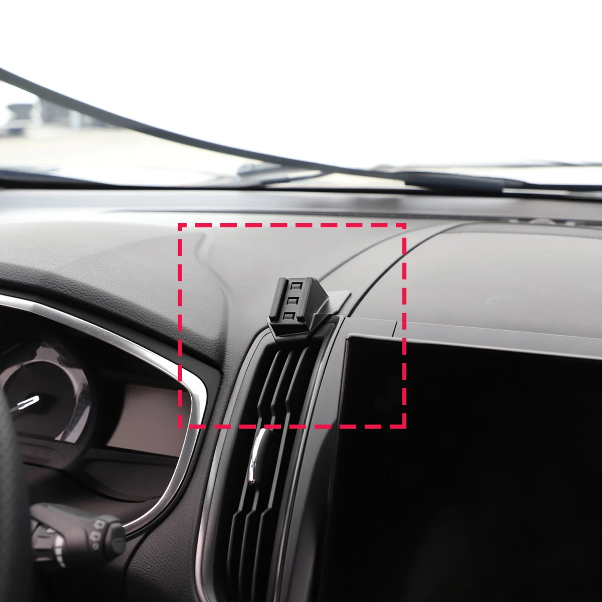 Car Phone Holder Vent for Ford Edge 2015 2016 2017 2018-2020 Wireless Charging Car Phone Charger Rack for MagSafe Accessories