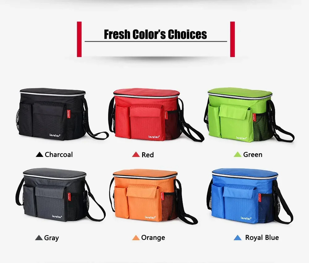 

Portable SingleShoulder Waterproof Stroller Bag With Multiple Functions Insulated Push Cart Bag Seat Bag baby Stroller Accessory