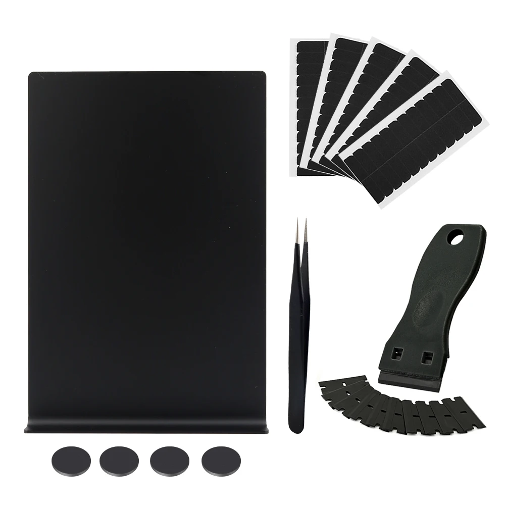 

GlamorDove Tape-in Hair Extension Removal Tool Kit – Scraper, Adhesive Tape & Curved Acrylic board for Easy Glue Removal