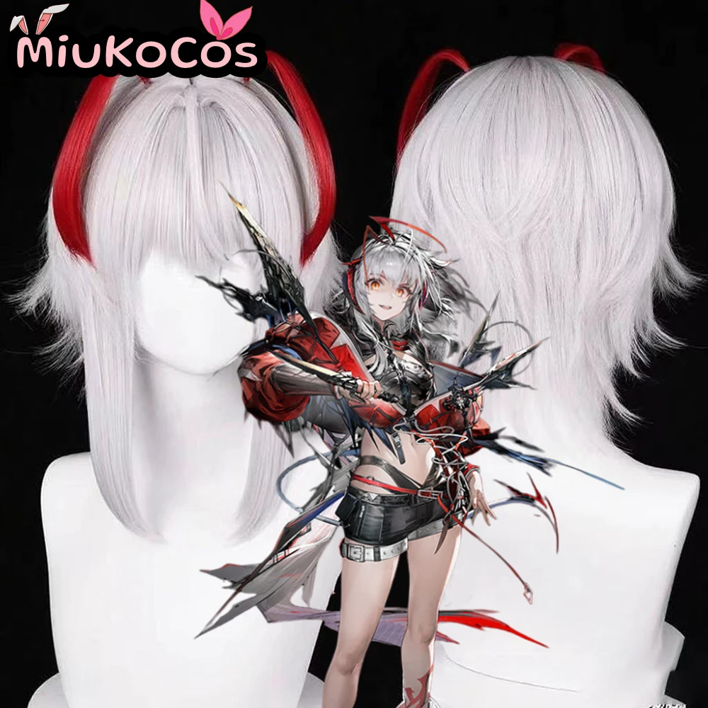 

IN STOCK Ambience Synesthesia: Wanted Cosplay Wig MiukoCosplay Game Arknights Cosplay