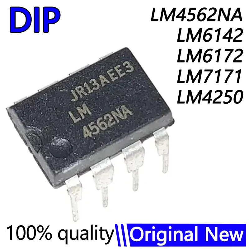 5Pcs/Lot LM4562NA DIP-8 LM4562 4562NA DIP LM6142AIN LM6142BIN LM6142 LM6172BIN LM6172 LM7171BIN LM7171 LM4250CN LM4250 in Stock