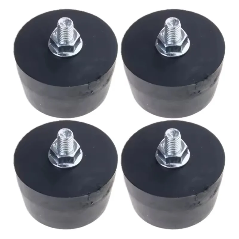 6Set M8Rubber foot pad set，Aims to reduce vibration，Suitable for air compressors and pumps，Offers noise reduction and anti-slip