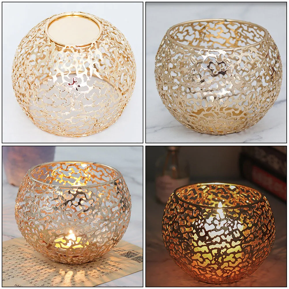 

Iron Metal Holder Nordic Style Geometric Tea Light Holder Aromatherapy Cup Home Office Wedding Decoration Retro