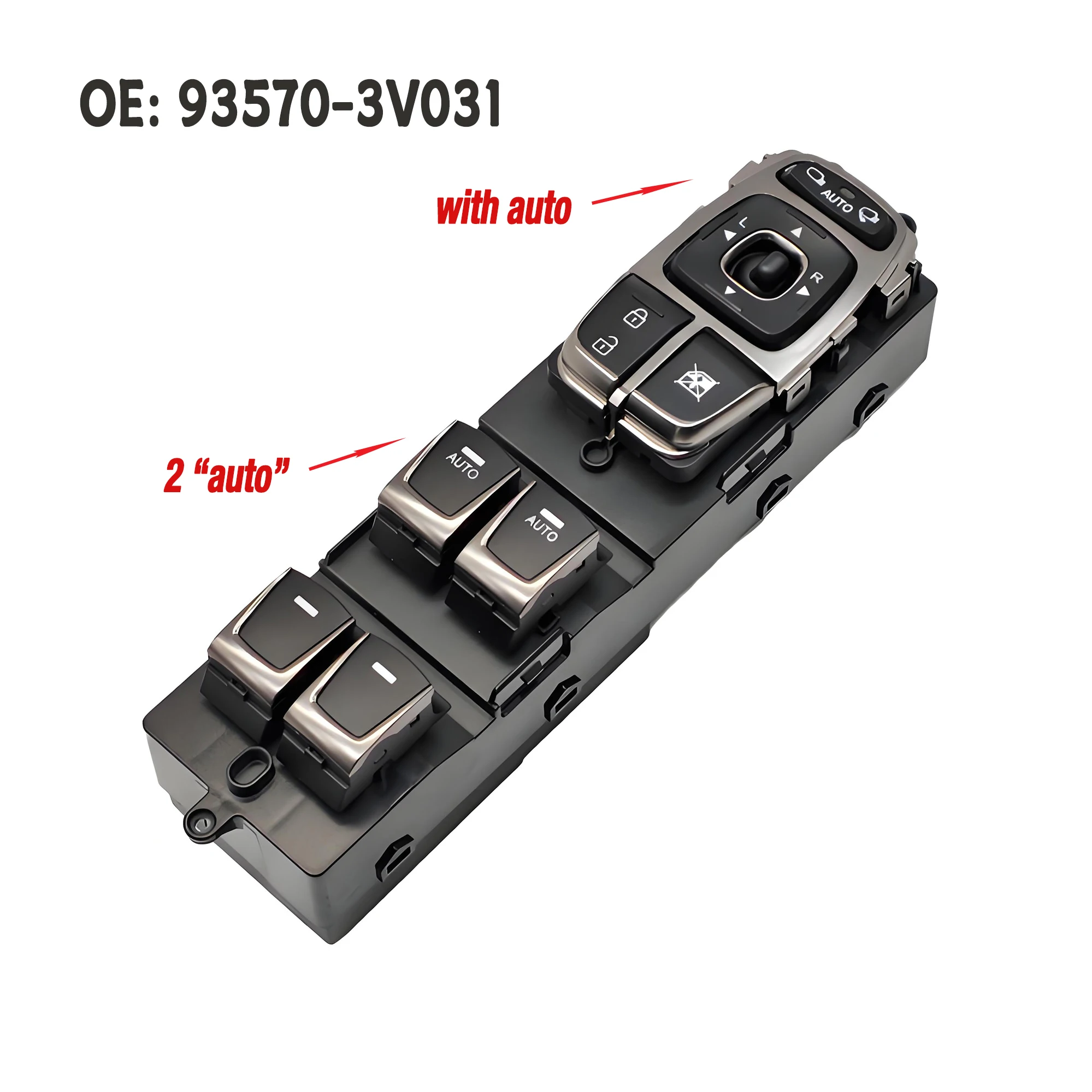 

93570-3V031 935703V031 For Hyundai Azera Grandeur 2011-2015,Electric Power Master Window Switch Glass Lifter Control Button