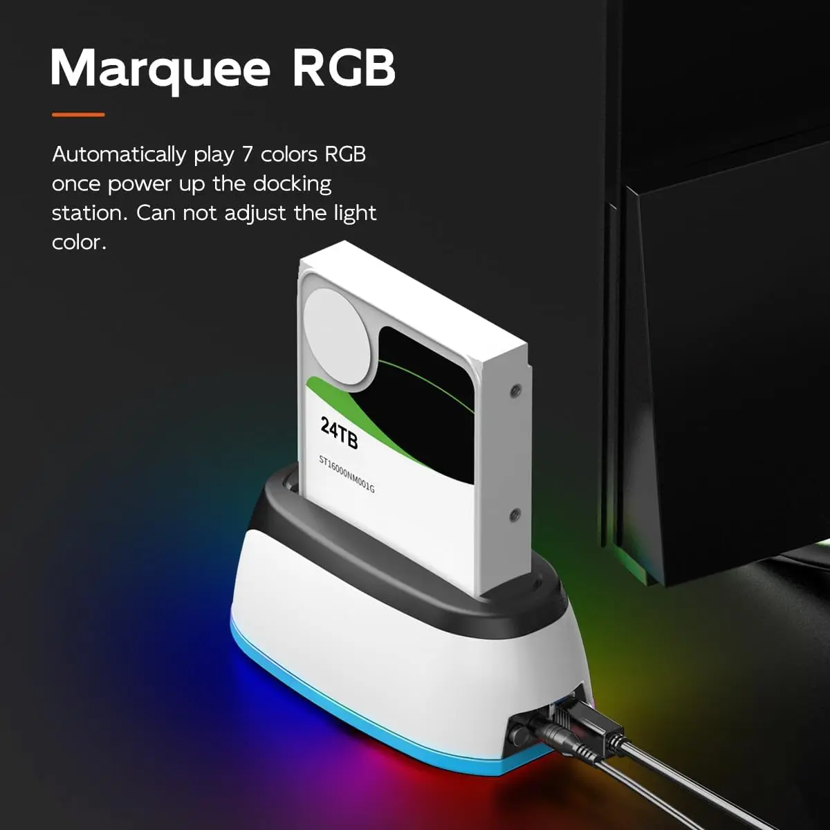 محطة إرساء القرص الصلب MAIWO USB 3.0 إلى محول SATA لصندوق قارئ HDD SSD 2.5 3.5 بوصة يدعم 24 تيرابايت