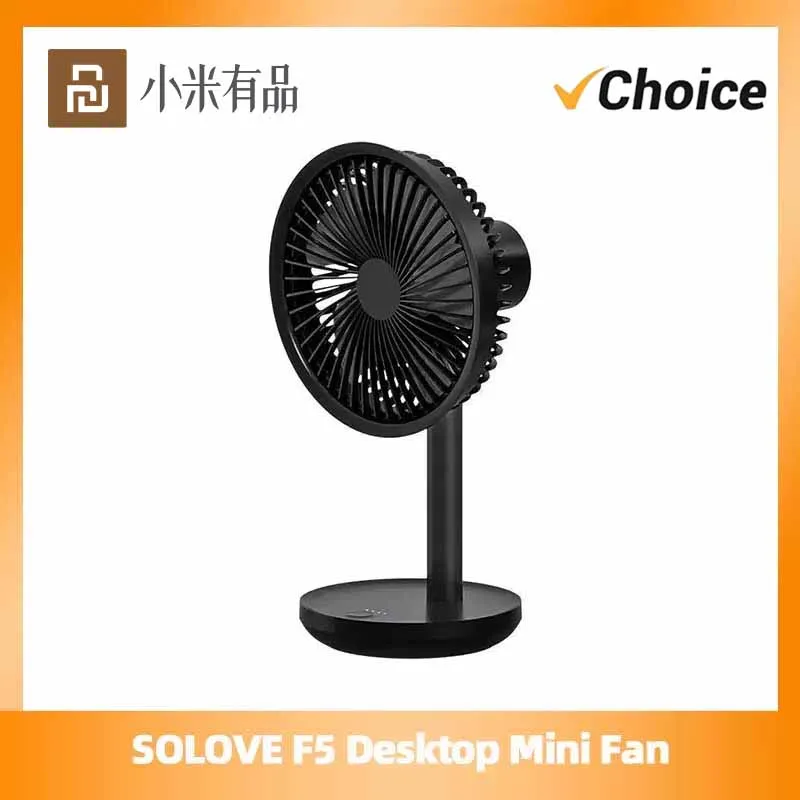 

SOLOVE F5 Desktop mini fan Portable Standing fans Type-C usb rechargeable 4000mAh air conditioner table easy to carry