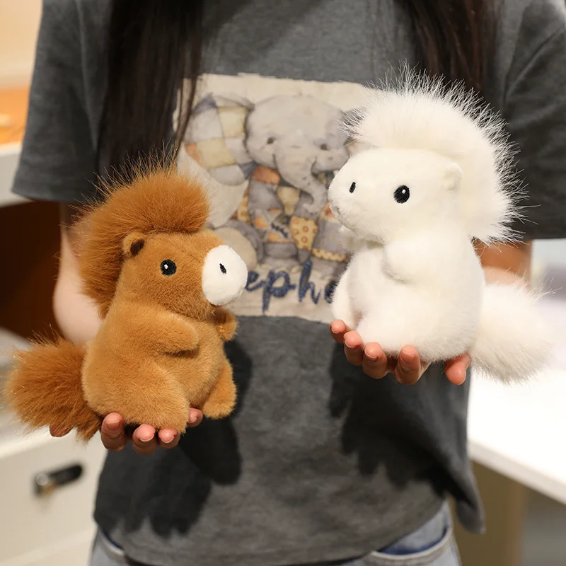 Schattig mollig klein paard pluche pop zacht gevuld baby palm huisdier desktop decor nieuwjaar mascotte 2026 vrij nieuw babyspeelgoed