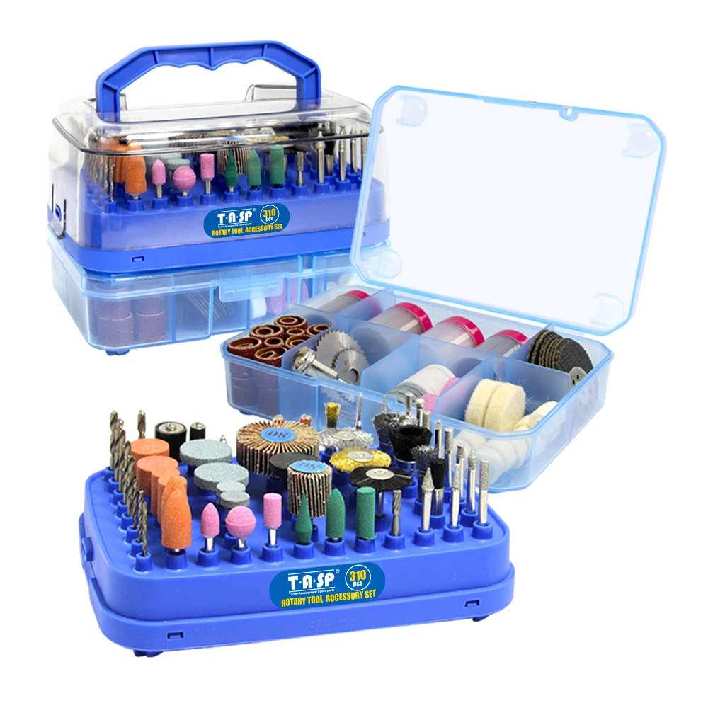 

310 шт., комплект аксессуаров для мини-дрели, абразивный вращающийся инструмент, аксессуары, биты, лезвия, набор дисков для шлифования Dremel, резки, шлифования