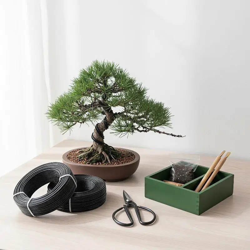 Bonsai Training Wire 1/2Pcs 5 Meters Non-Toxic Aluminum for Garden Potted Plant Support Shaping Home Yard Gardening