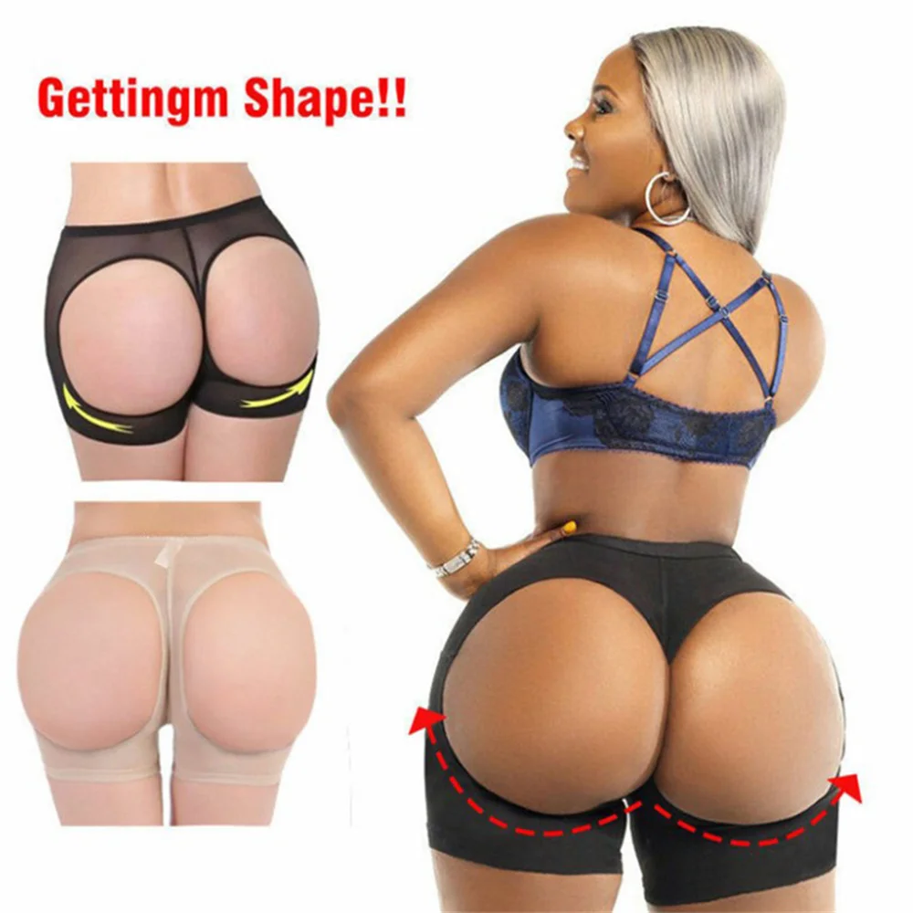 Women\'S Butt Lifter Body Shaper Bum Lift Pants Buttocks Enhancer Shorts Booty Underwear Revealing Buttocks Pants