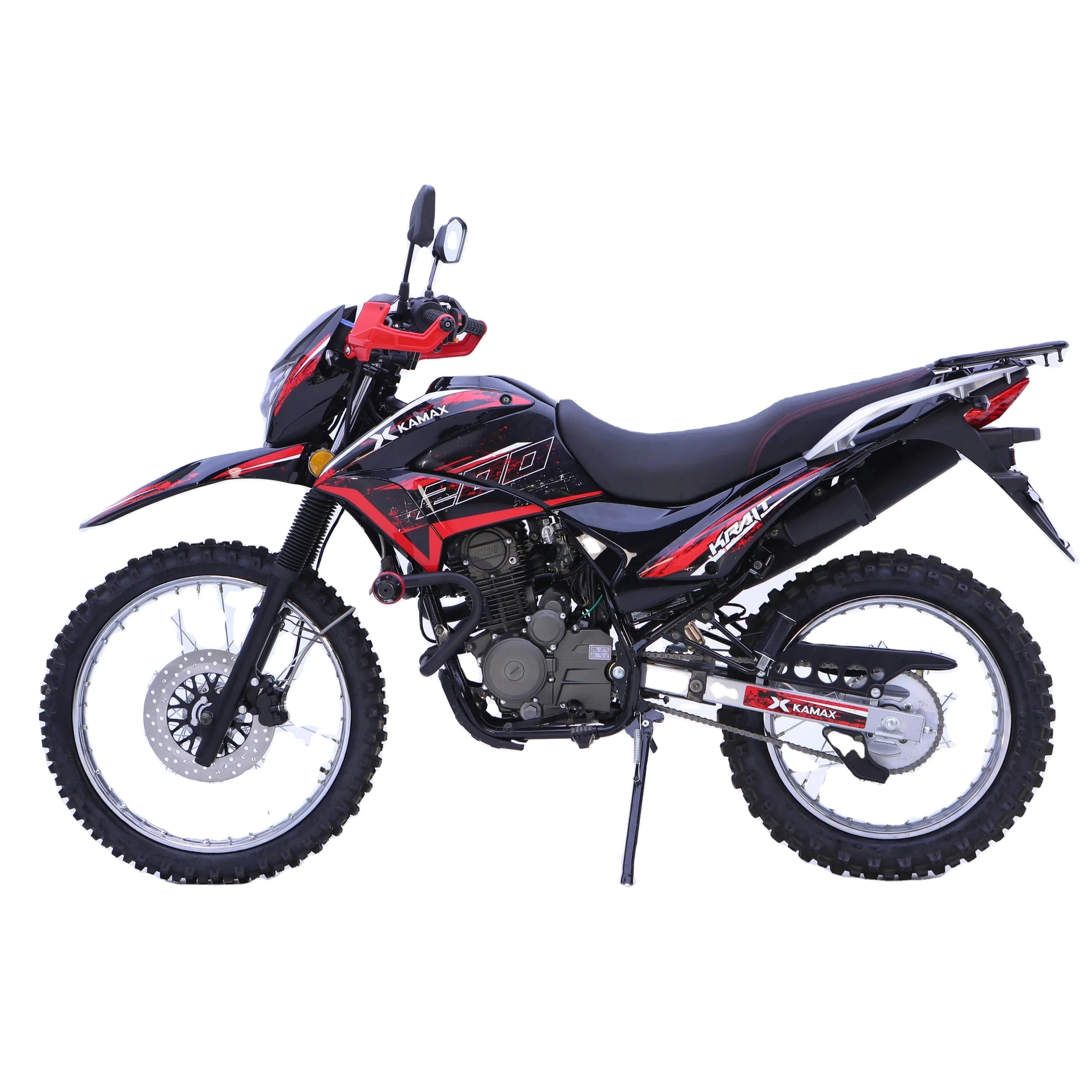 2025 كاماكس الدراجة الترابية 150CC 4-السكتة الدماغية دليل مخلب تبريد الهواء أسعار الجملة دراجة نارية رخيصة