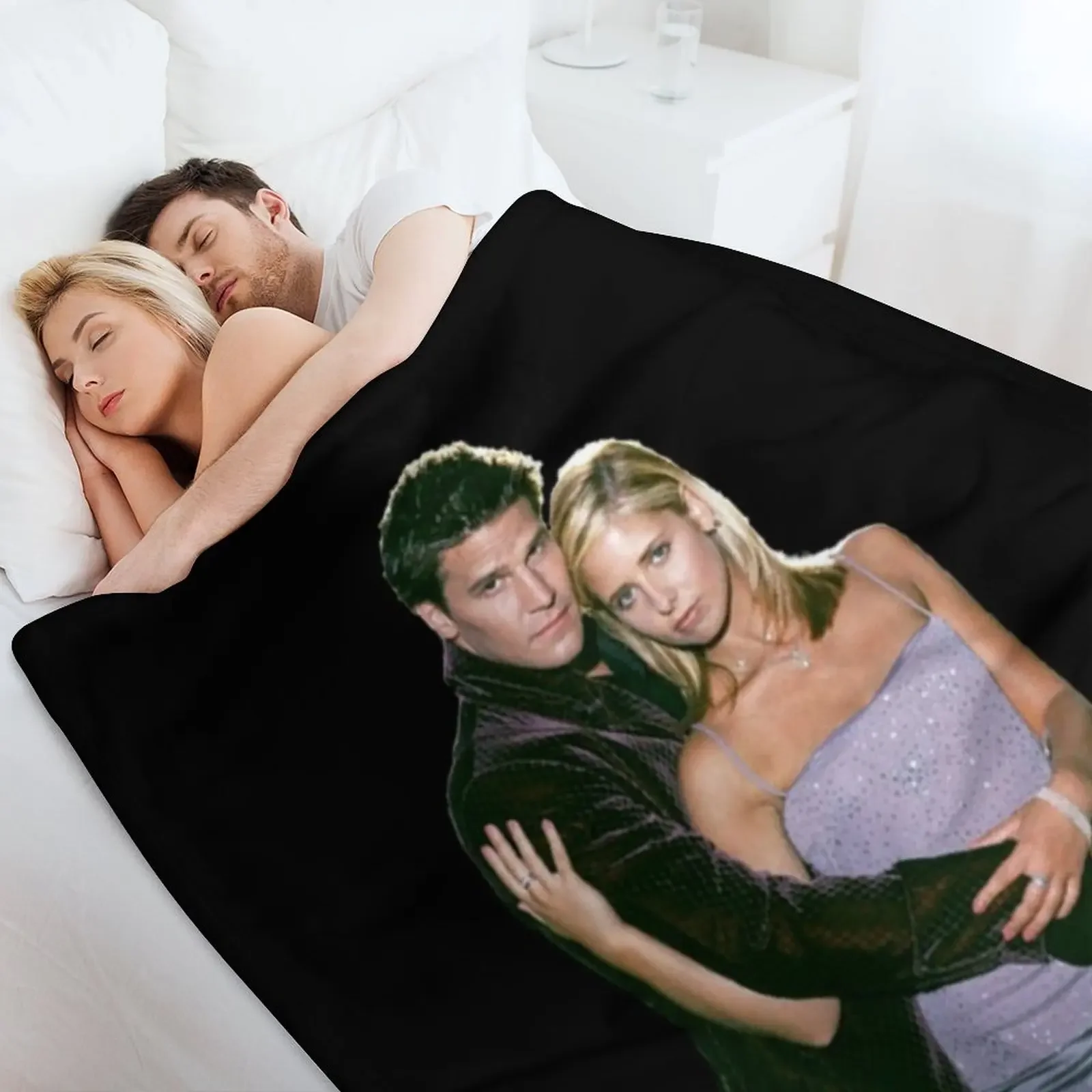 بطانية رمي BUFFY-ANGEL أريكة مزخرفة لفصل الشتاء، بطانيات شتوية دافئة