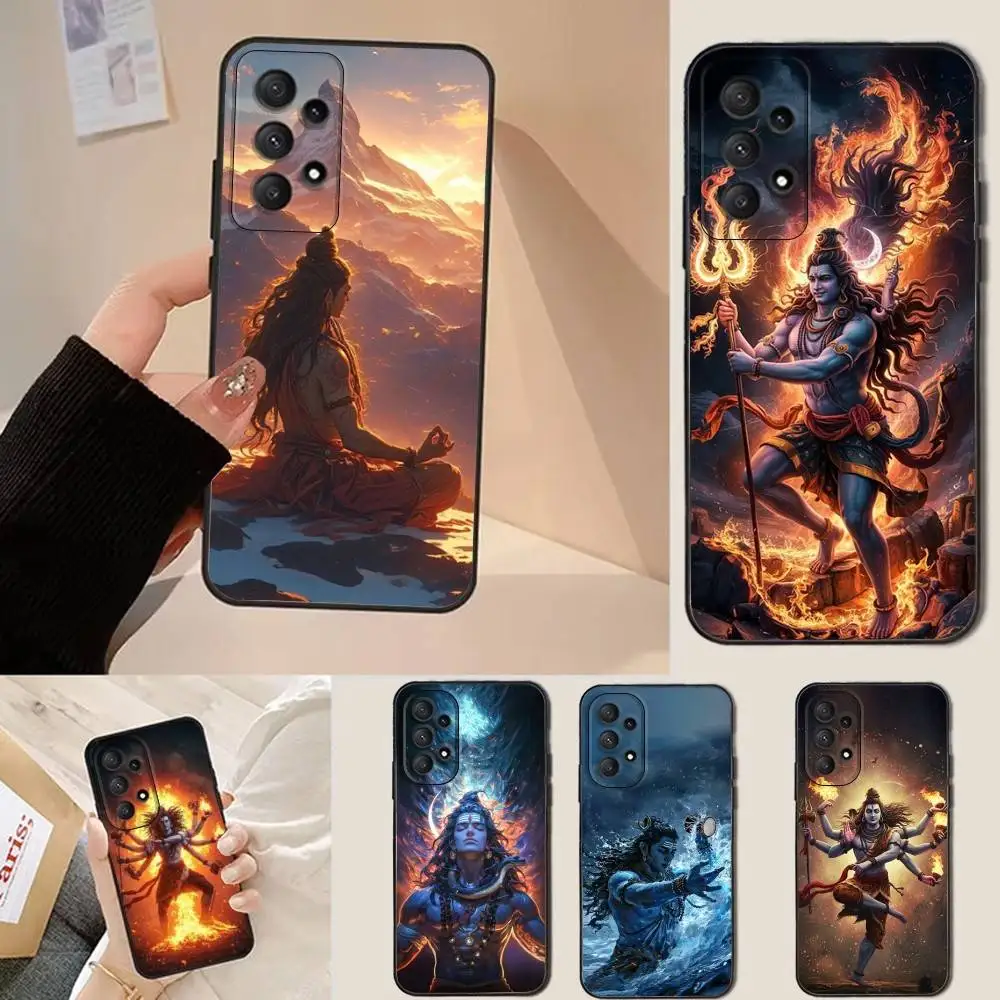 

Lord Shiva Mahadev Of India Phone Case For Samsung Galaxy A13,A21s,A22,A31,A32,A52,A53,A71,A80,Soft Black Shell