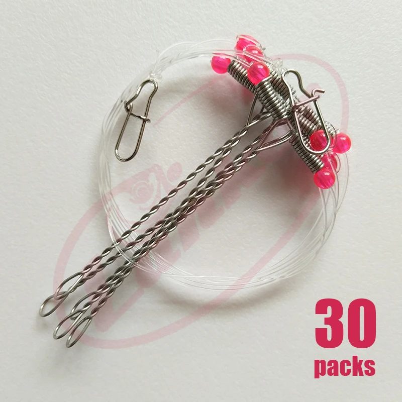 conjunto-de-iscas-sabiki-lunker-com-30-pacotes-contas-vermelhas-braco-de-metal-acessorios-para-pesca-em-Agua-doce-e-salgada