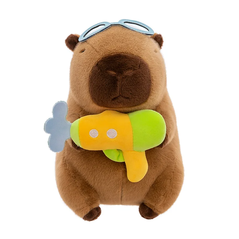 Capybara en peluche pistolet à eau sac à dos pyjamas plongeur jouet pour enfants anniversaire cadeau de noël en peluche peluche poupée attraper Machine prix