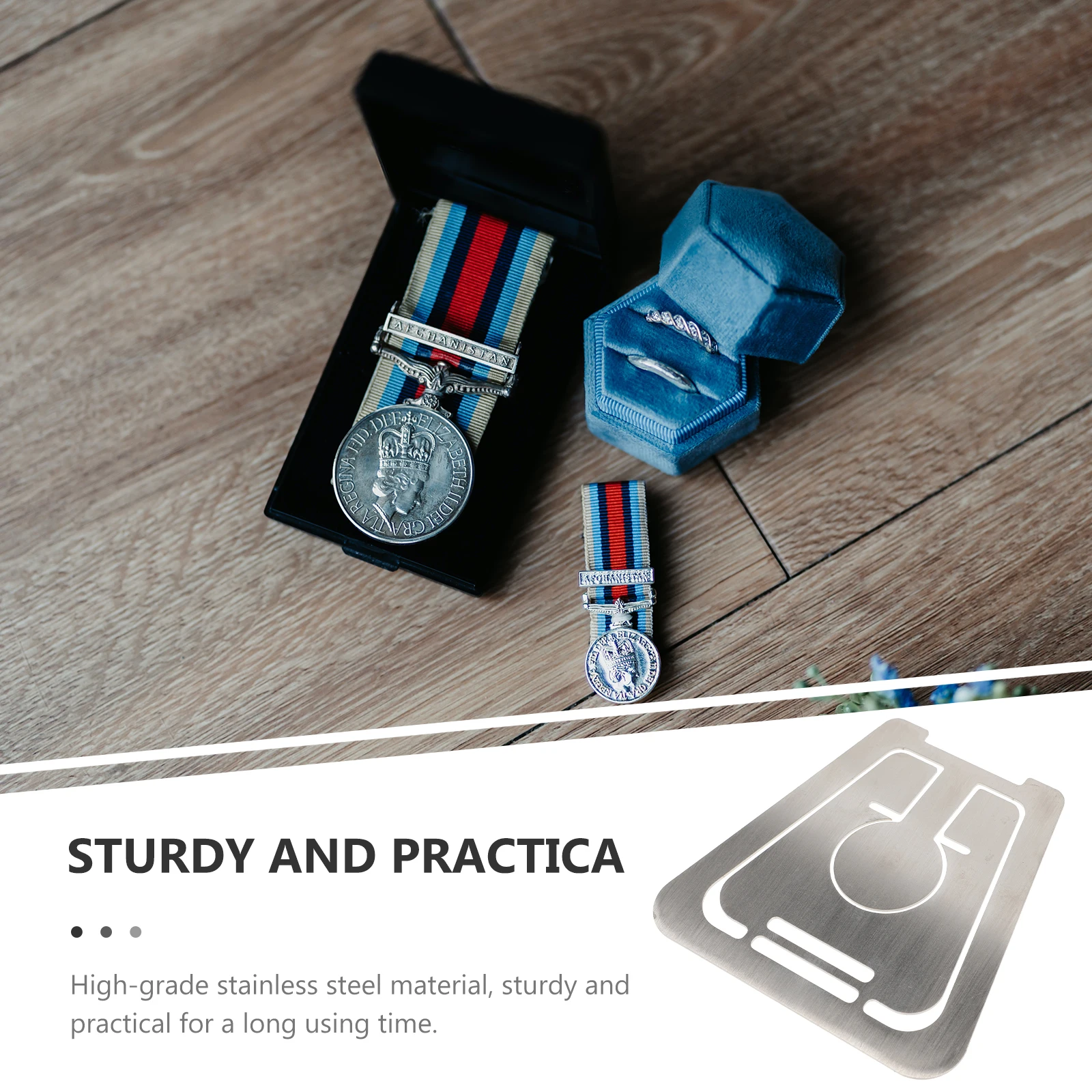 

Stainless Steel Stand For Home Decor Desktop Tabletop Award Holder Single Rack Indoor Storage Gold Medal Display Frame Exquisite