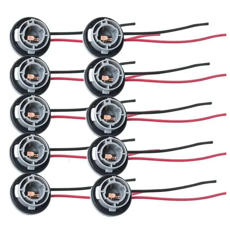 

P21W 10X 1156 382 BA15S Lamp Holder Adapter Car Light Base Auto Led Lights Bulb Socket Connector