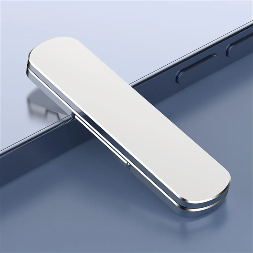 

Collapsible Mobile Phone Holder 360 Degrees Rotating Angle Adjustable Foldable Zinc Alloy Phone Grip Bracket For Desk