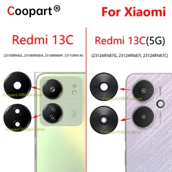 New Coopart Back Camera Glass Lens For Xiaomi Redmi 13C 5G Main Camera Cover Replacement+Adhesive Sticker