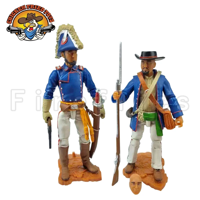 

1/18 3.75inches Chicken Fried Toys Action Figure Dime Novel Legends EL General Sargento Centinela Anime Toy