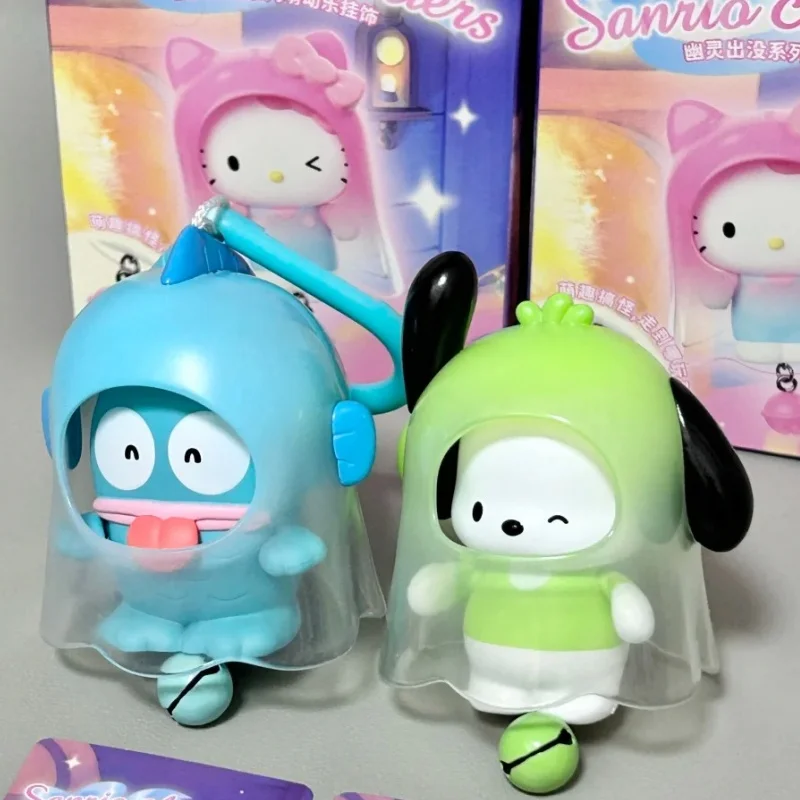 شخصيات سانريو الأصلية الأشباح تظهر سلسلة صندوق أعمى الكرتون أنيمي الشكل ميلودي مرحبا كيتي تحصيل نموذج الهدايا اللعب