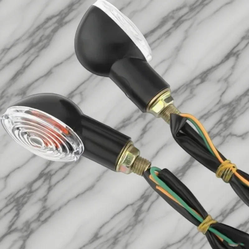 الجملة 12 فولت 10 مللي متر دراجة نارية بدوره مصباح إشارة لصيانة ما بعد البيع للدراجات النارية