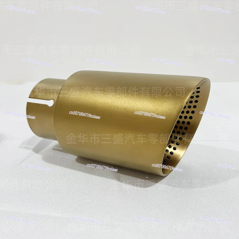 

Golden Scorpio Mesh Double Layer Universal Stainless Steel Muffler Decorative Car Modified Tail Throat