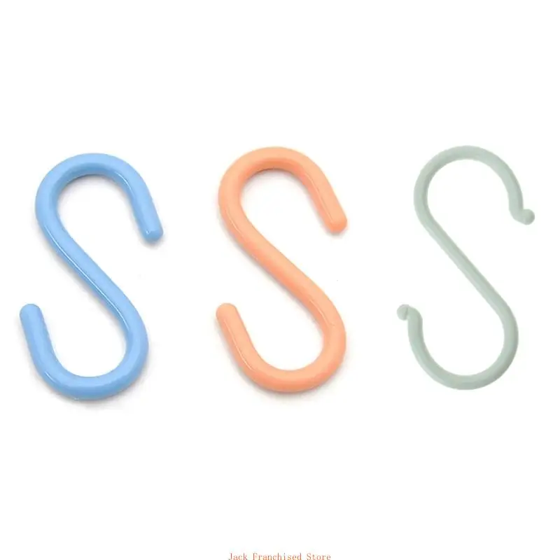 S Hooks Set of 8 Plastic Portable Multipurpose Hanger for Home Kitchen Bedroom Wardrobe Clothes Hangers
