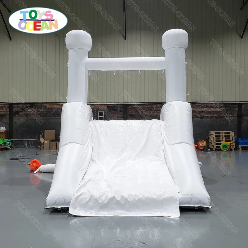 Custom Backyard White Water Slide Adult Pool Slides  Kids Inflatable Swimming Pool Water Slide